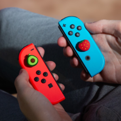 Strawberry & Avocado CustomGrips (4-PACK) - Nintendo Switch