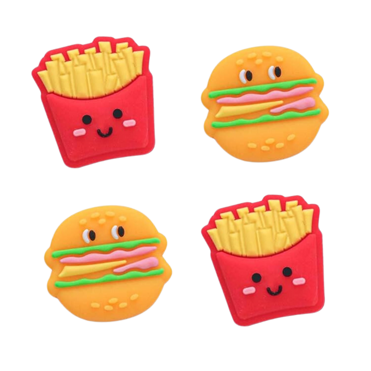 Burger & Fries CustomGrips (4-PACK) | Nintendo Switch