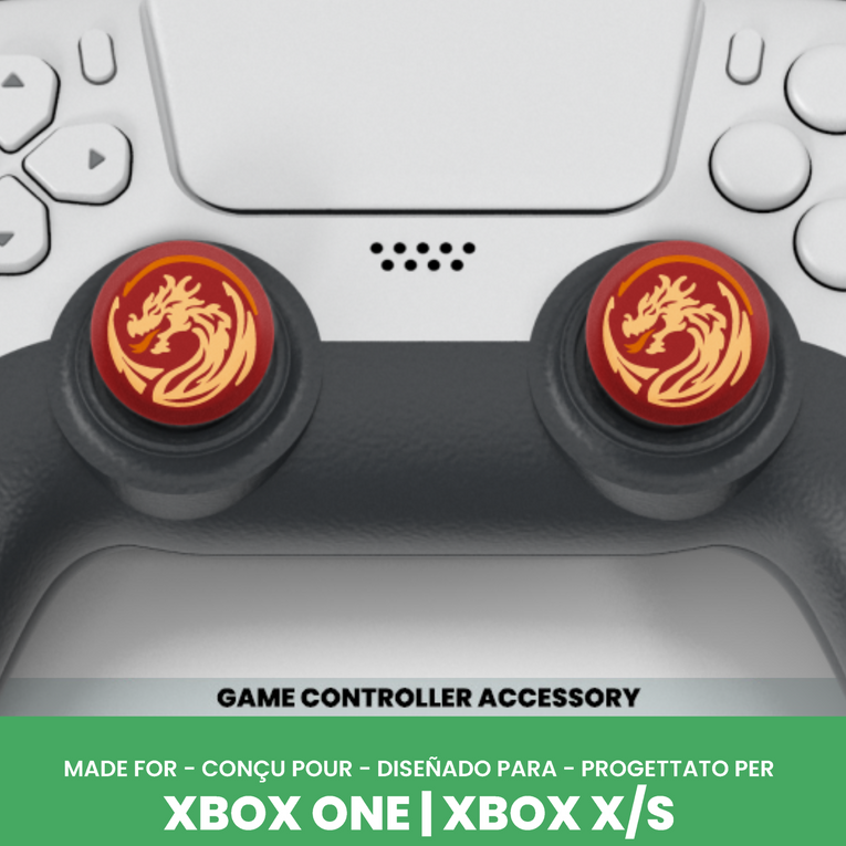 Fire Dragon CustomGrips | Alléén voor XBOX One + XBOX X/S