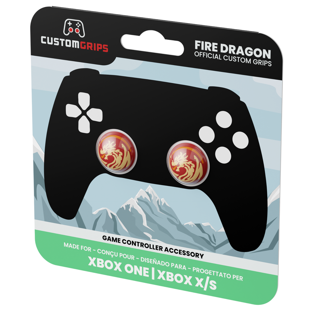 Fire Dragon CustomGrips | Uniquement pour Xbox ONE + XBOX S/X